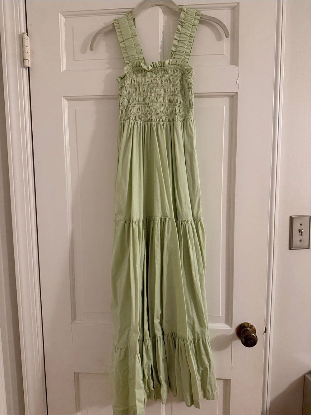 Abercrombie & Fitch Light Green Maxi Dress